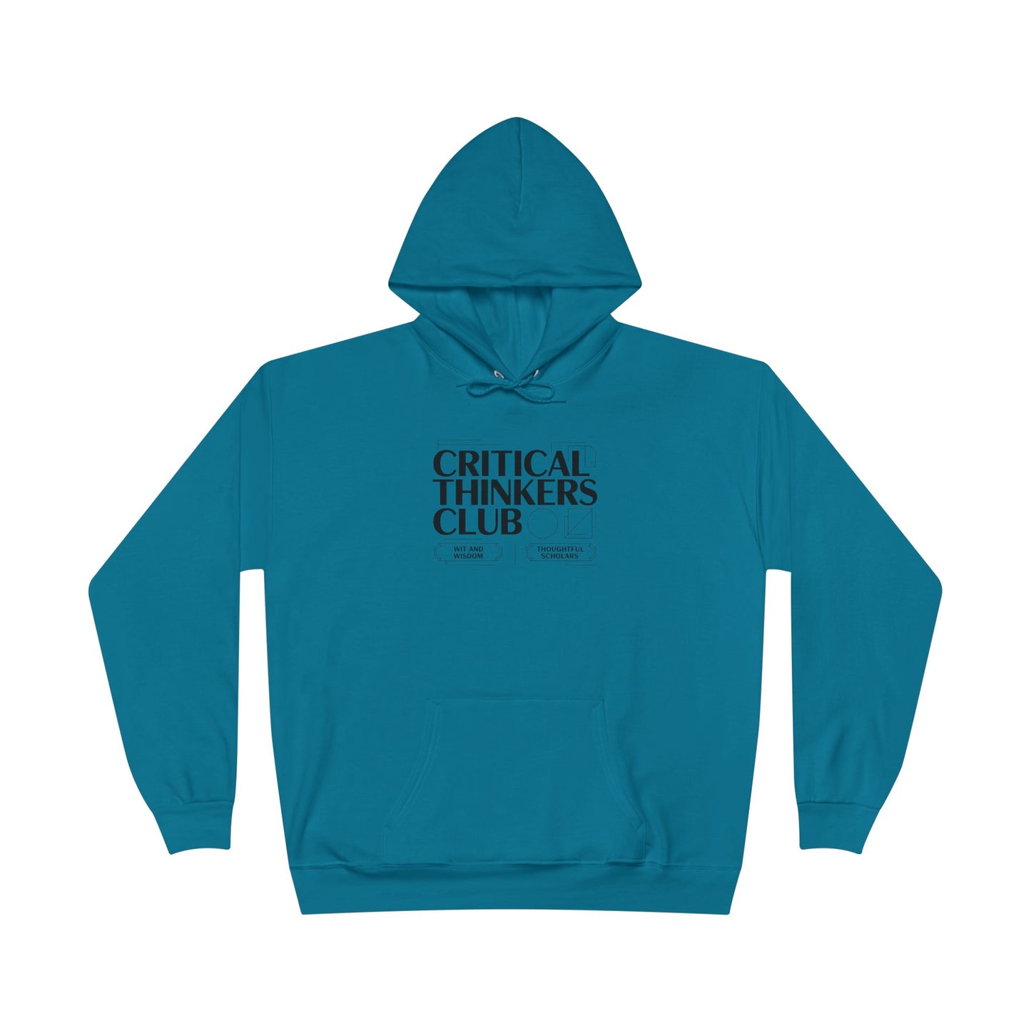 Critical Thinkers Club Hoodie — Graphic Pullover for Students & Intellectuals