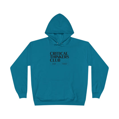 Critical Thinkers Club Hoodie — Graphic Pullover for Students & Intellectuals