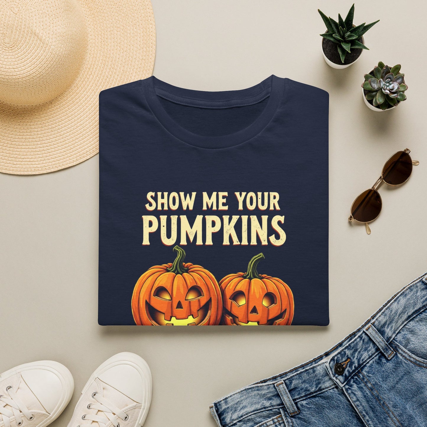 Show Me Your Pumpkins Halloween T-Shirt