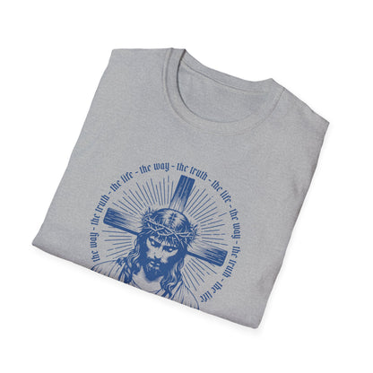 Jesus Portrait T-Shirt — Vintage Crown of Thorns Christian Tee