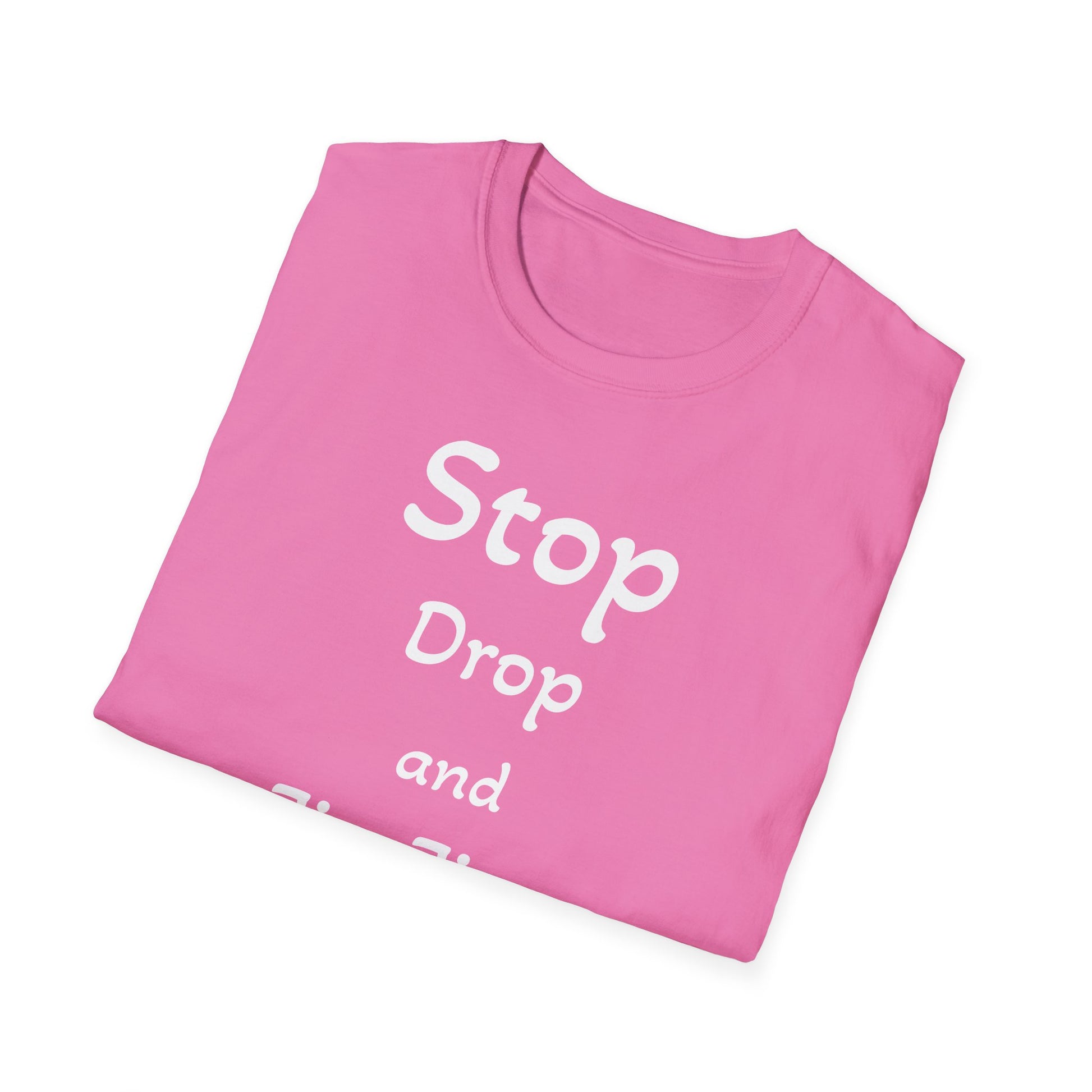 Stop, Drop, and Jiu-Jitsu, Unisex Softstyle T-Shirt - Psychonaut Swag