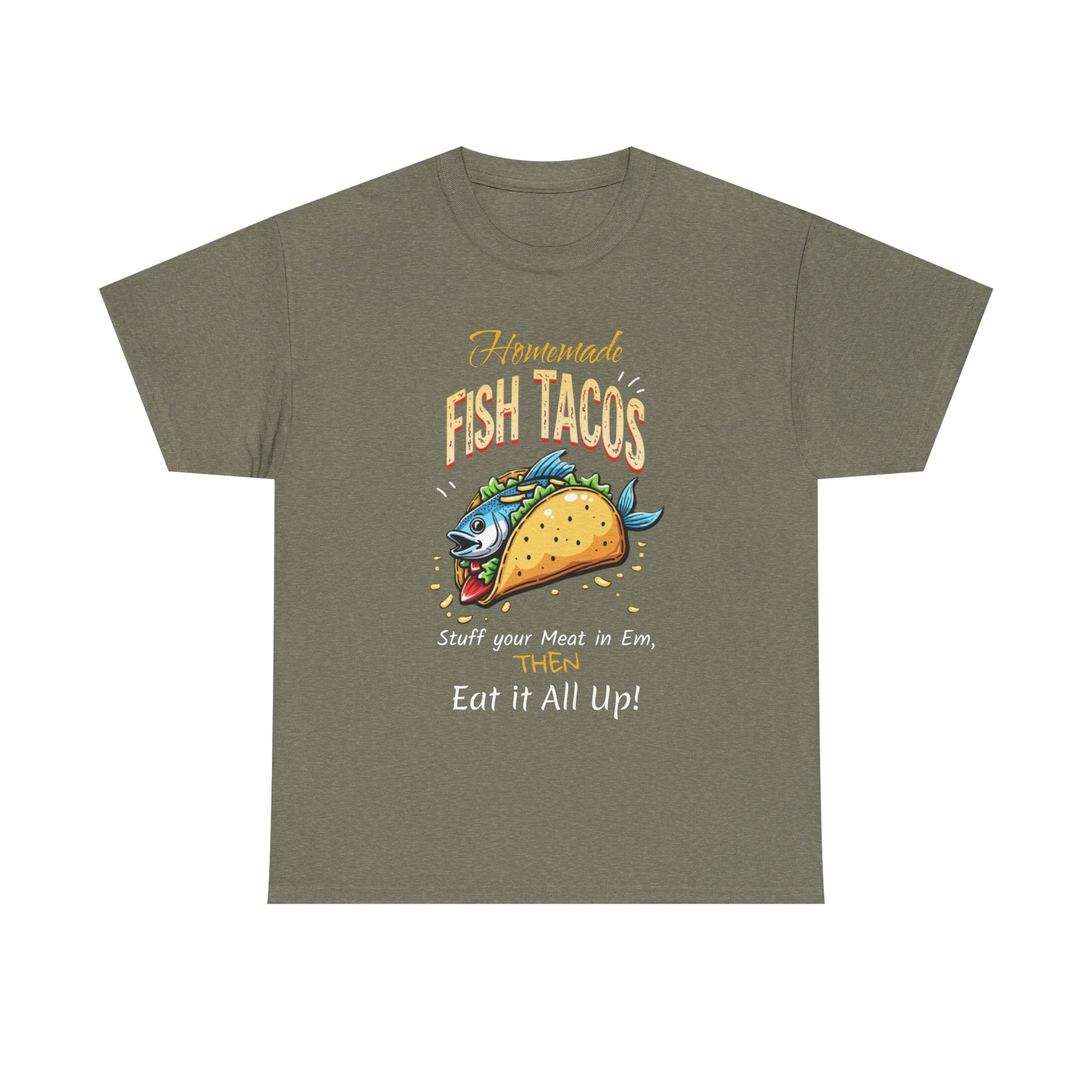 Fish Tacos Unisex Cotton Tee - Perfect for Food Lovers & Taco Tuesday - Psychonaut Swag
