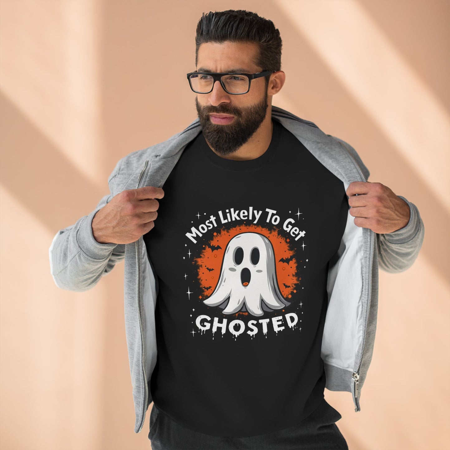 Most Likely To Get Ghosted Sweatshirt — Cute Halloween Ghost Crewneck
