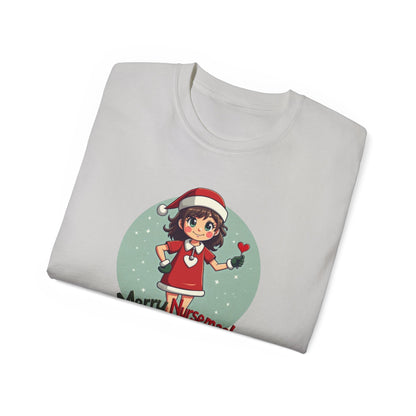 Nurse Christmas Tee — "Merry Nursemas!" Holiday Nurse T-Shirt