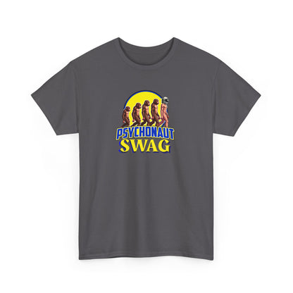 Psychonaut swag small biz, Heavy Cotton Tee, Cool Graphic T-Shirt, Streetwear Top, Gift for Psychonauts, Fun Casual Wear
