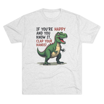 T‑Rex Would If It Could — Funny Dinosaur Crew Tee
