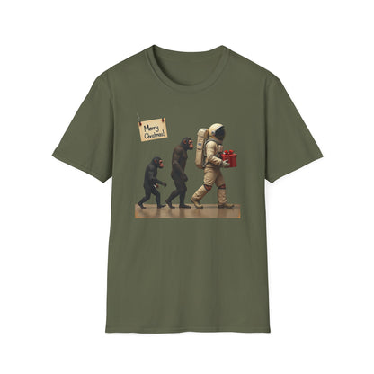 Evolution of Astronaut, Unisex Softstyle T-Shirt