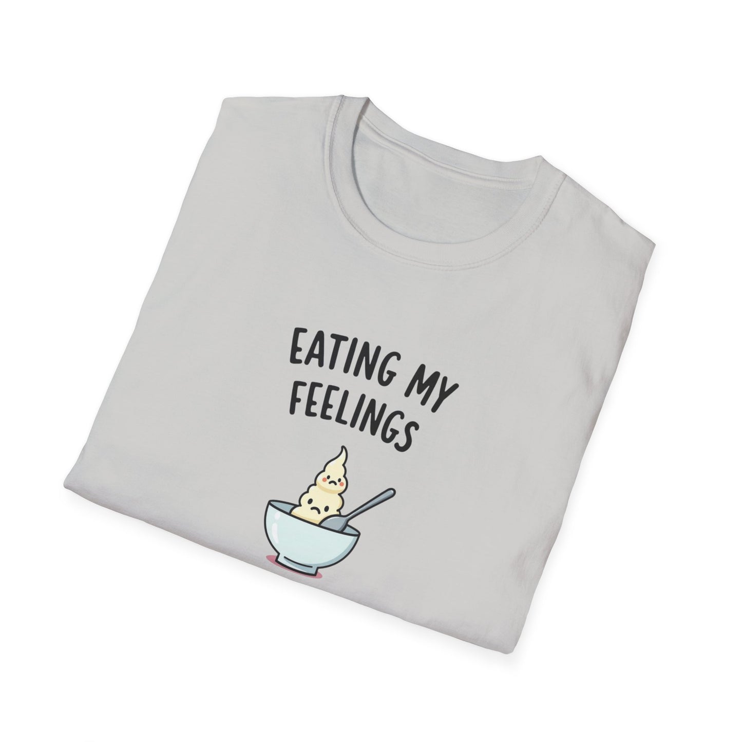 Eating My Feelings - Cute Casual Wear, Gift for Food Lovers, Funny Tee for Self-Care Days, Fun Summer [...] - Psychonaut Swag