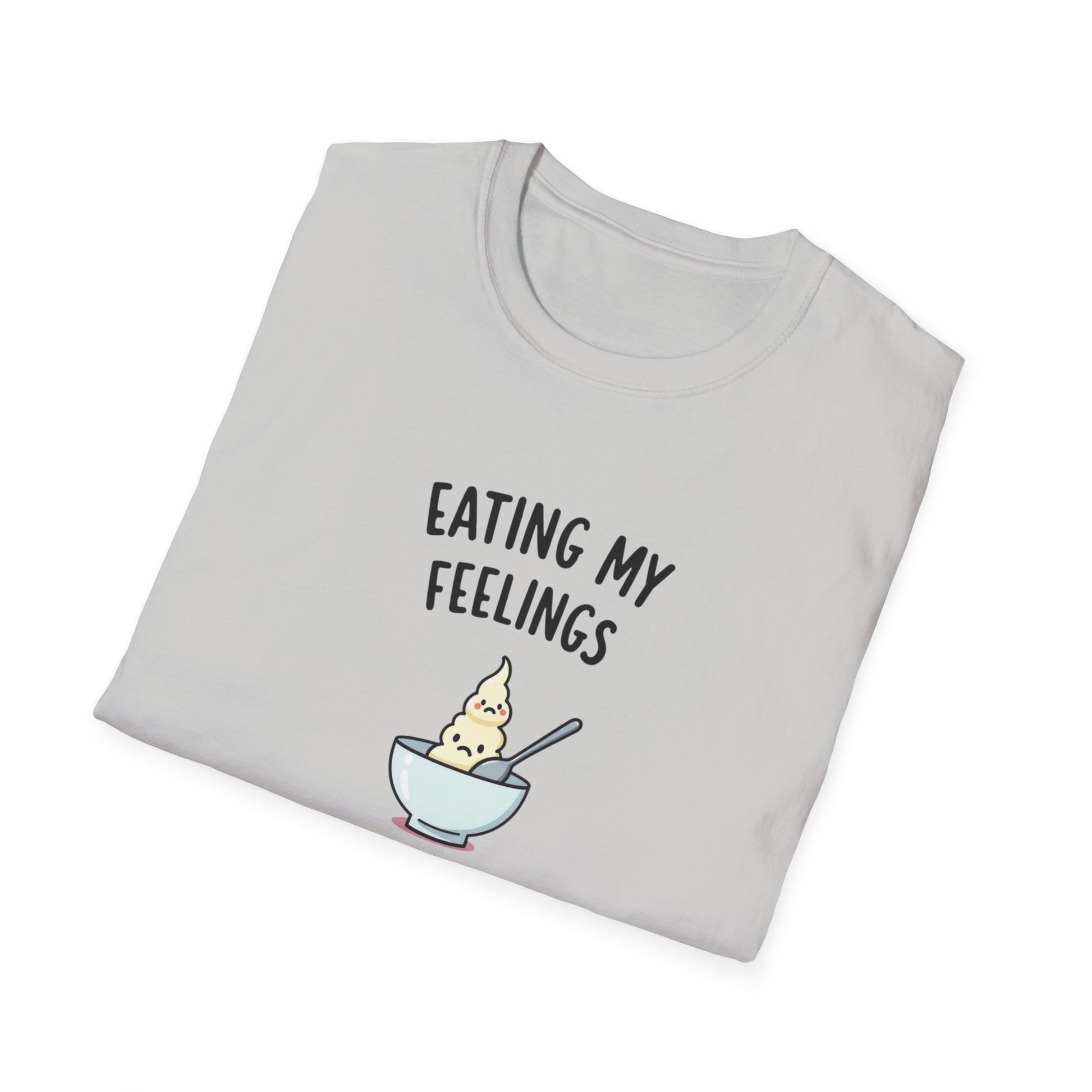 Eating My Feelings - Cute Casual Wear, Gift for Food Lovers, Funny Tee for Self-Care Days, Fun Summer [...] - Psychonaut Swag