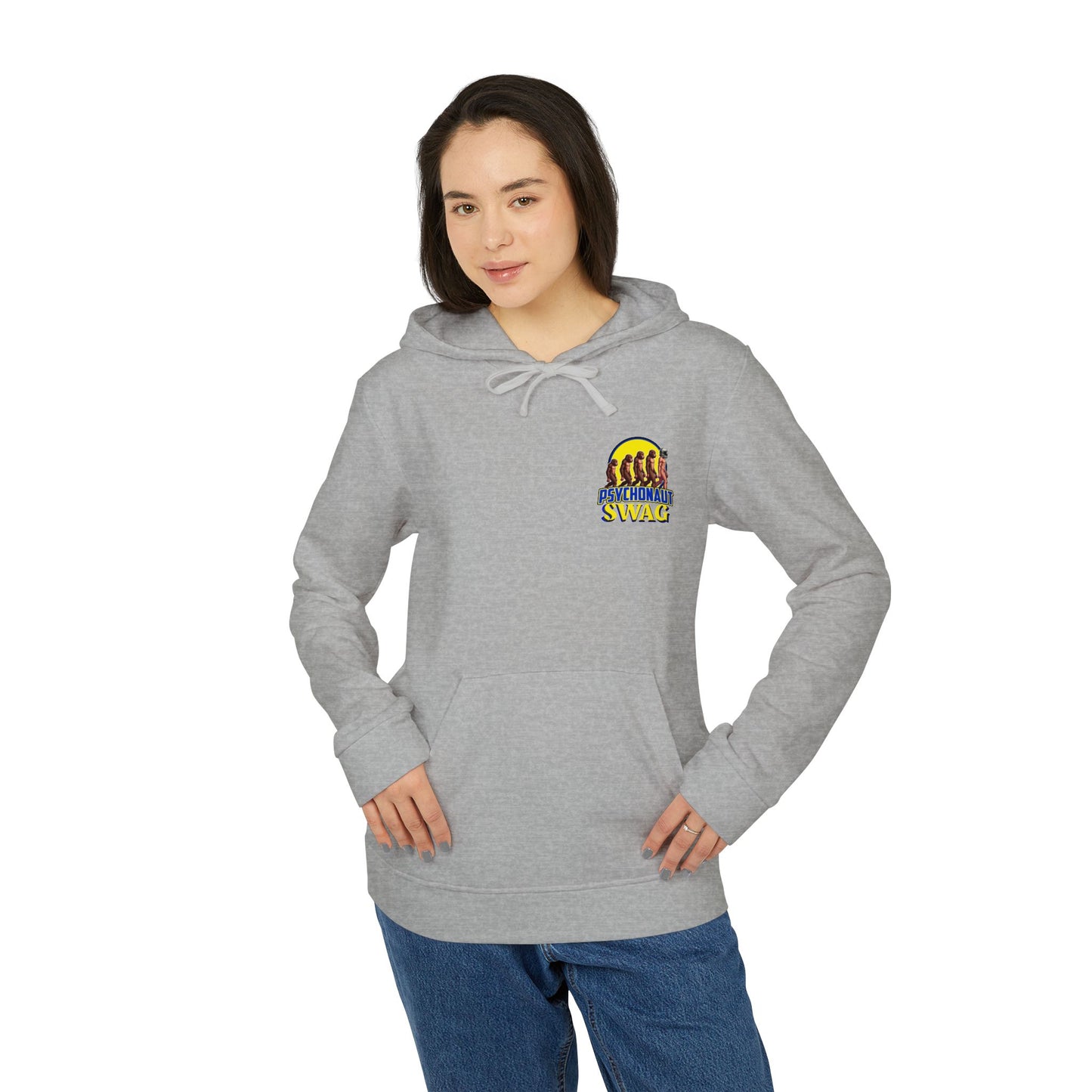 Psychonat Swag Logo, adidas Unisex Fleece Hoodie