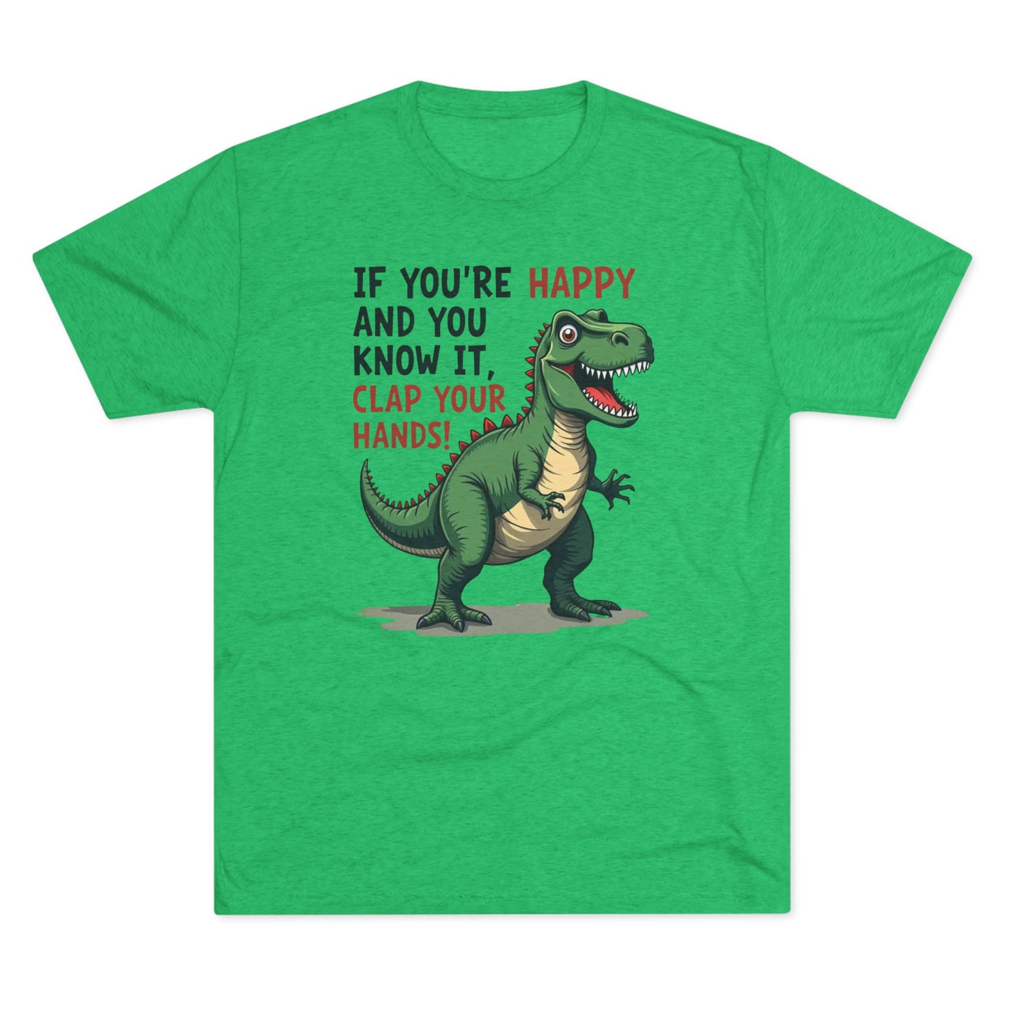 T‑Rex Would If It Could — Funny Dinosaur Crew Tee