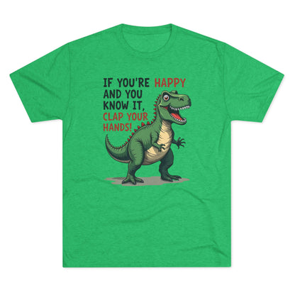 T‑Rex Would If It Could — Funny Dinosaur Crew Tee