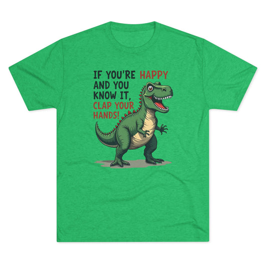 T‑Rex Would If It Could — Funny Dinosaur Crew Tee