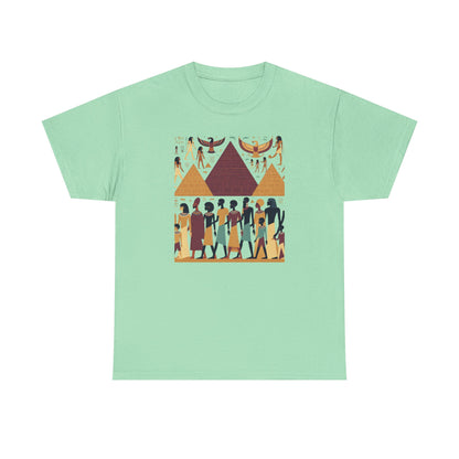 Hieroglyphic Recall, Unisex Heavy Cotton Tee - Psychonaut Swag