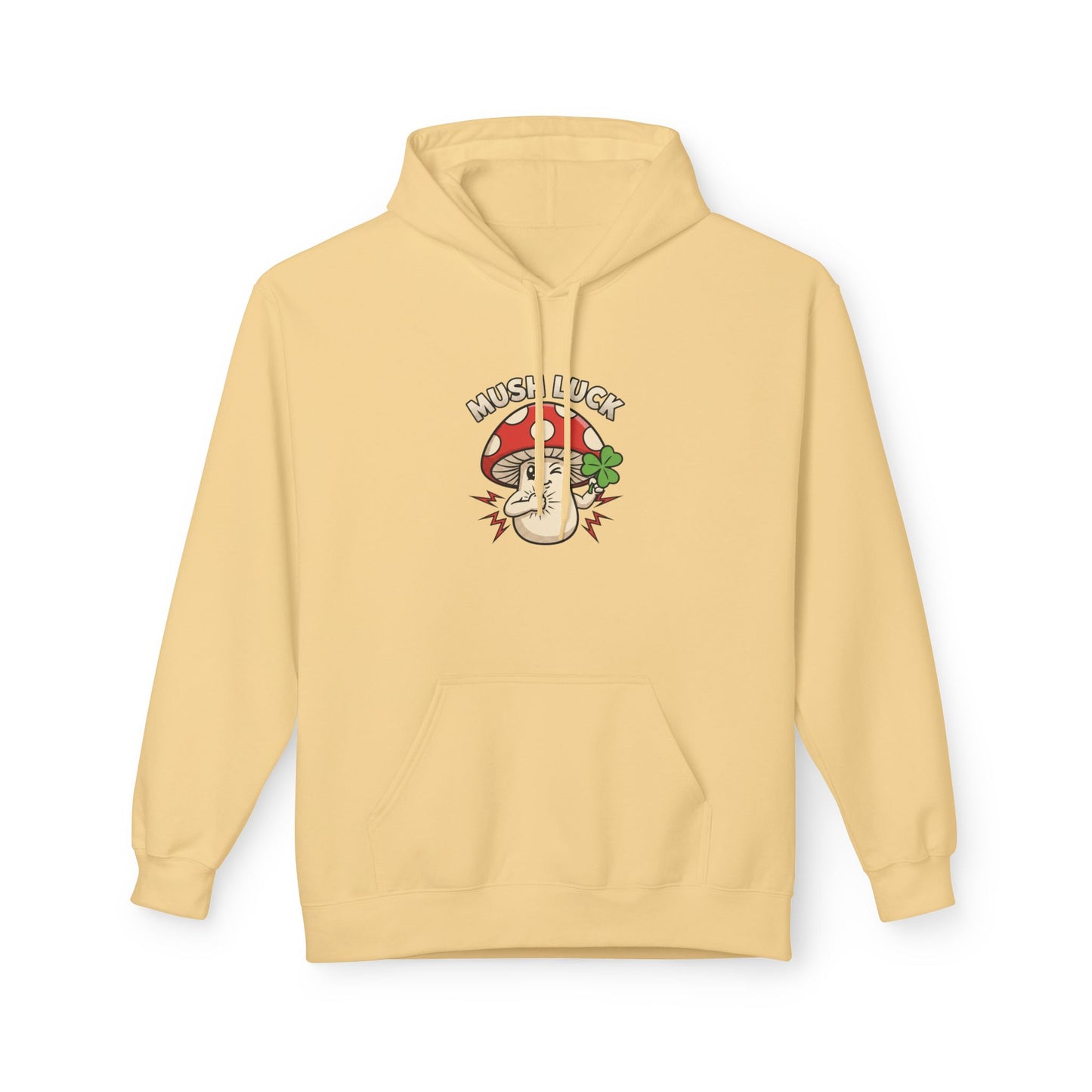 Mush-Luck Mushroom Hoodie – Cute Lucky Mushroom Graphic Pullover