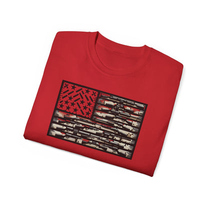 2nd Amendment Flag, Unisex Ultra Cotton Tee - Psychonaut Swag