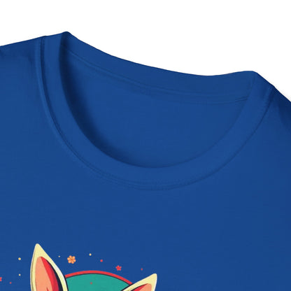 Easter Bunny Graphic T-Shirt – Cute Bunny Holding Easter Egg