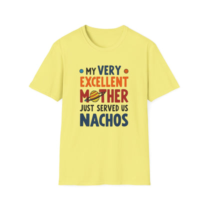 Planet order tee,  Day T-Shirt, Unisex Gift for Moms, Excellent Mother Shirt, Nachos Lover Tee, Casual Wear, Family Gathering Top