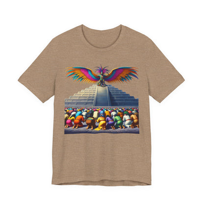 Feathered Serpent, Unisex Jersey Short Sleeve Tee - Psychonaut Swag