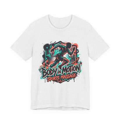 Sports Massage T-Shirt — Athletic Runner Graphic Tee