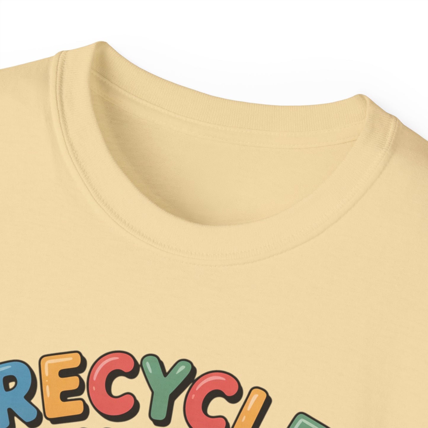 Recycle Your Joy Panda Tee — Cute Eco-Friendly Positive Message T-Shirt