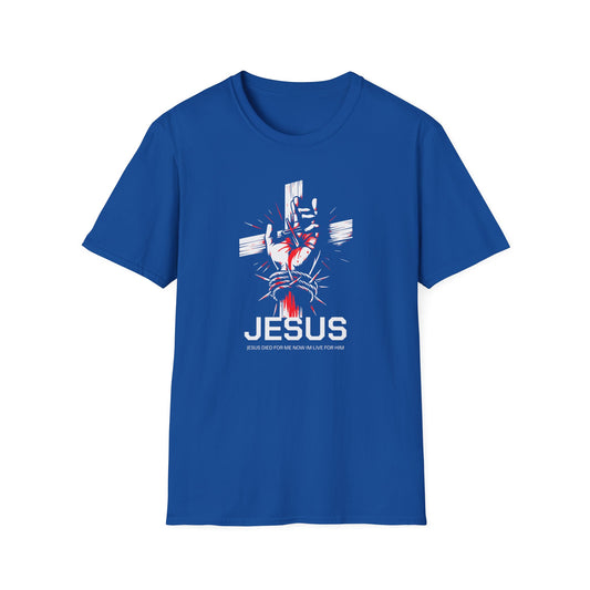 Jesus Cross T-Shirt — Blood and Crown Graphic Christian Tee