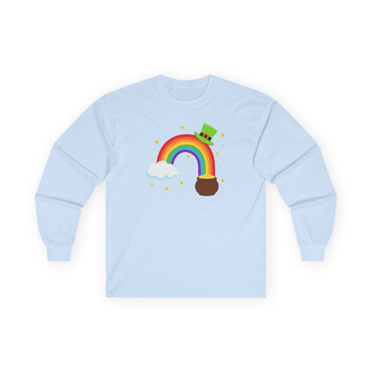 One Lucky Teacher Long Sleeve Tee — St. Patrick’s Day Shamrock Teacher Shirt