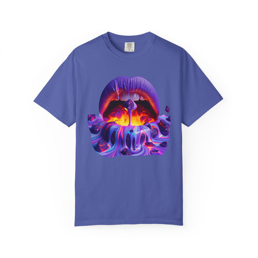 Lava Lips, Unisex Garment-Dyed T-shirt