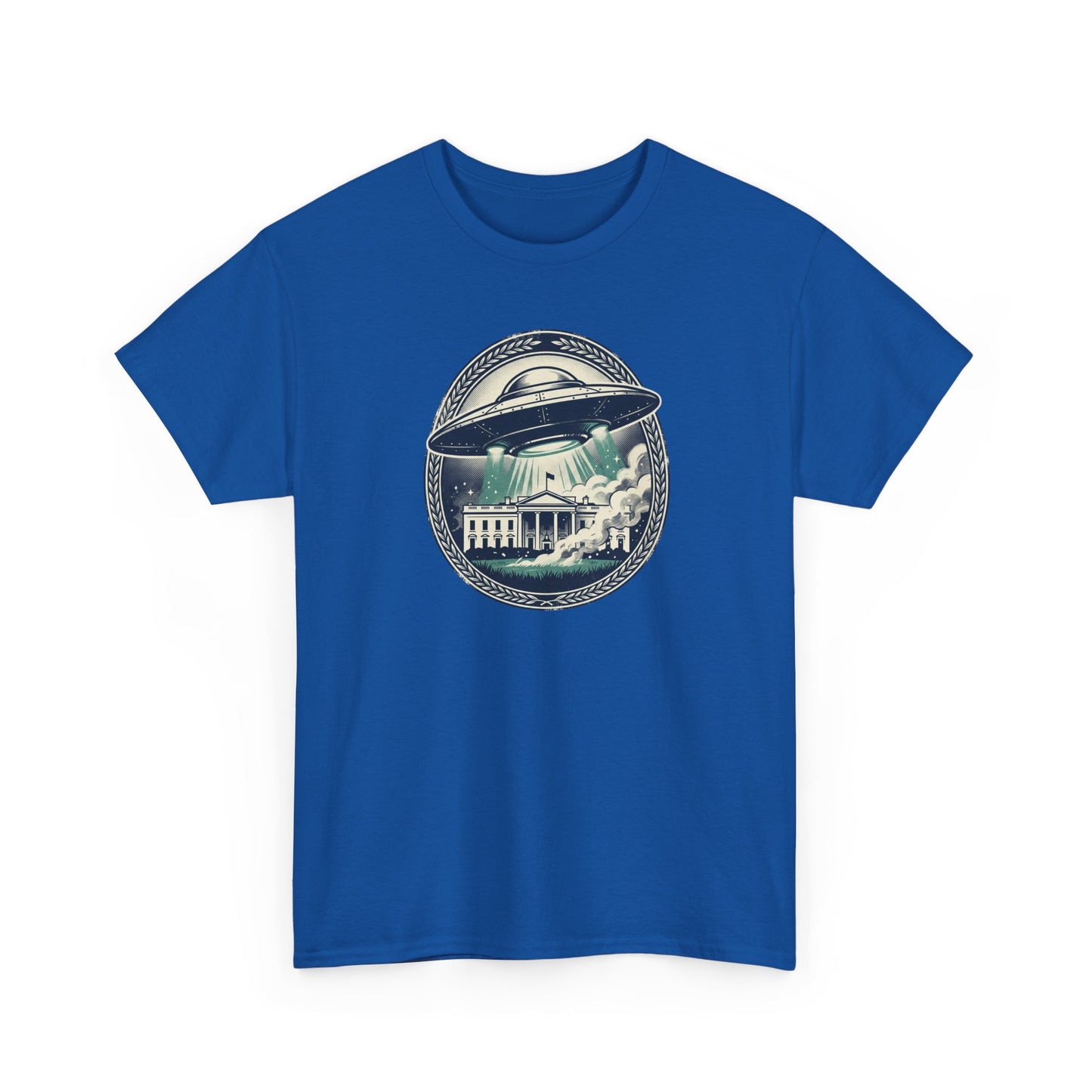 Alien Disclosure T-Shirt — Flying Saucer Over White House