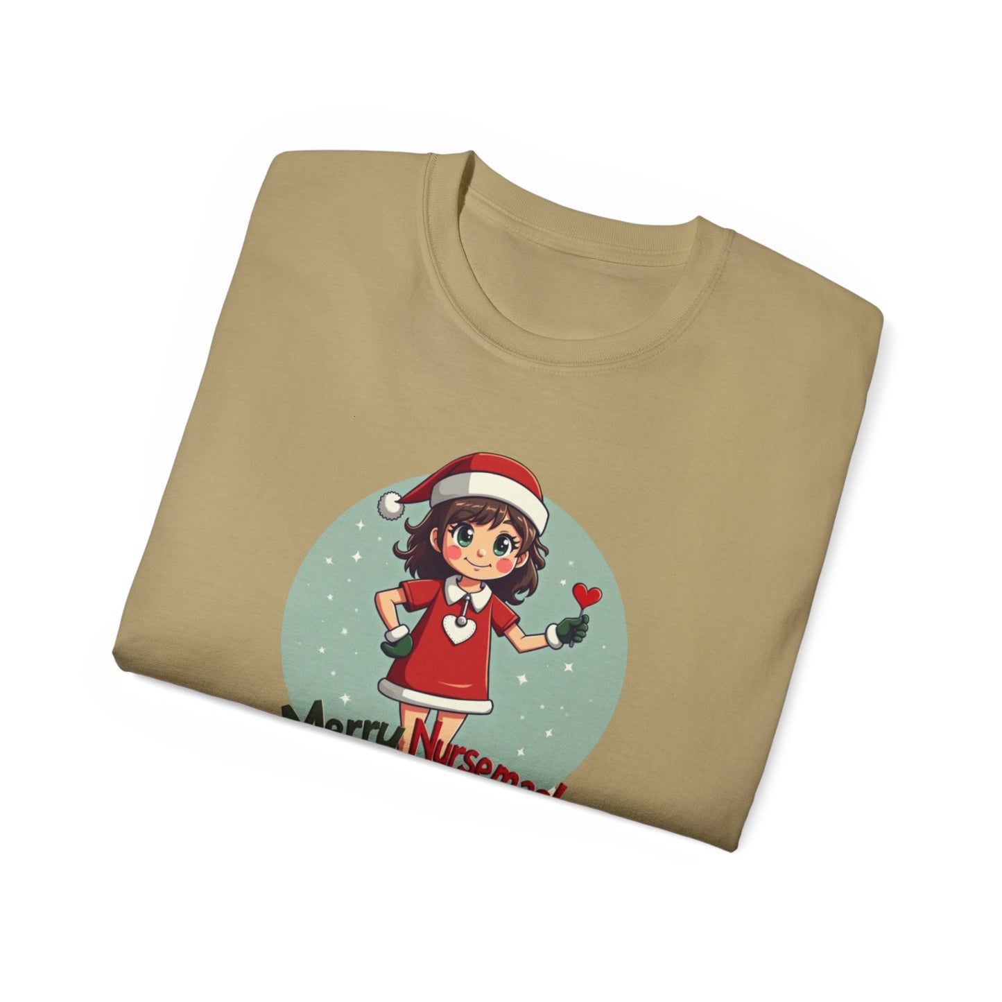 Nurse Christmas Tee — "Merry Nursemas!" Holiday Nurse T-Shirt