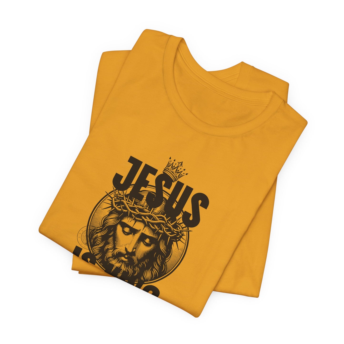 Jesus Is King T-Shirt — Crown of Thorns Christian Tee