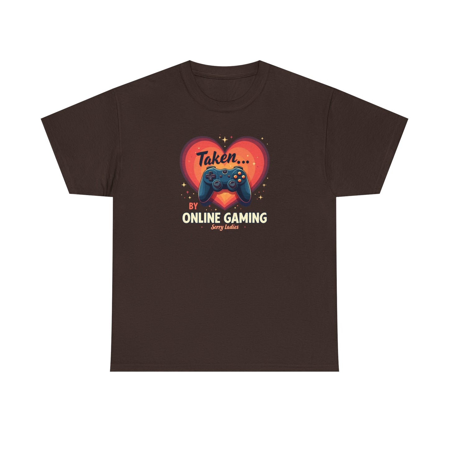 Taken by Online Gaming T-Shirt — Gamer Love Heart Controller Tee