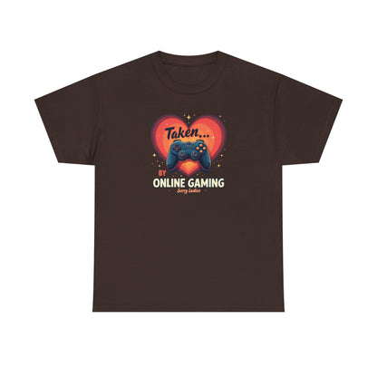Taken by Online Gaming T-Shirt — Gamer Love Heart Controller Tee