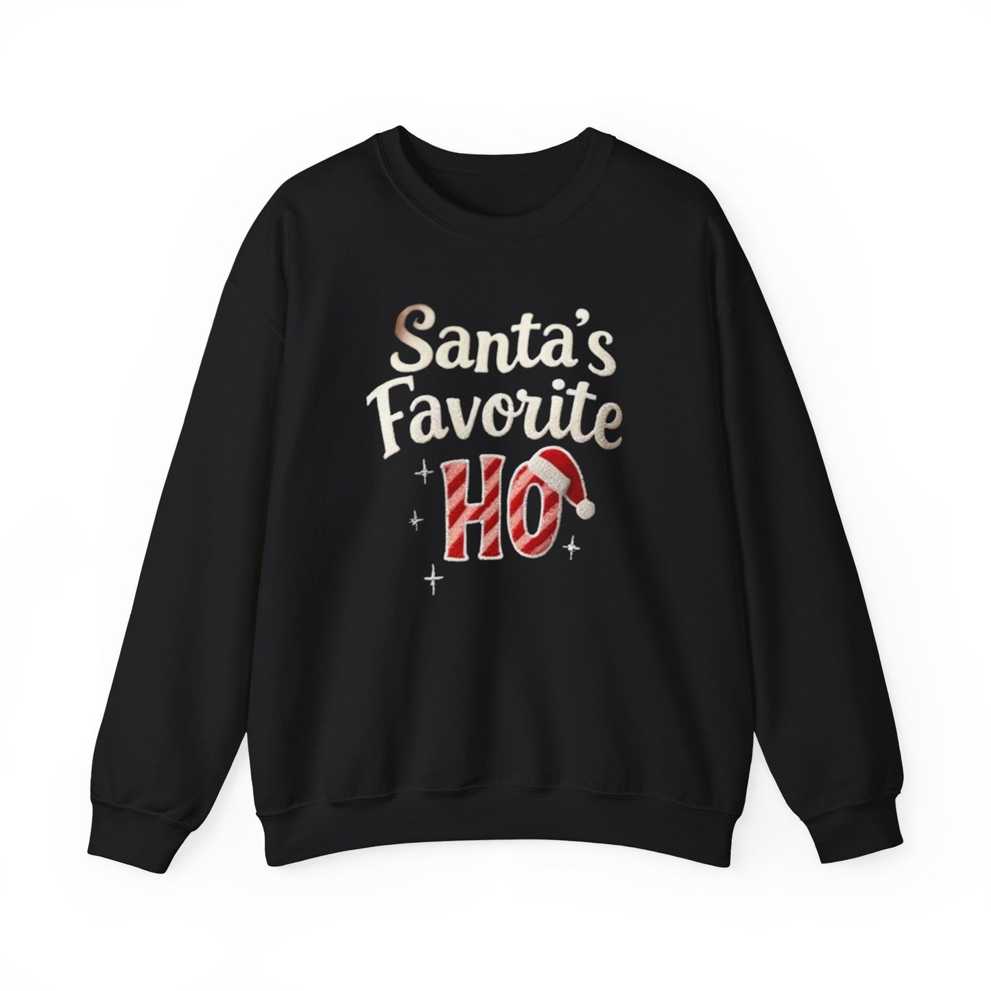 Santa’s Favorite, ugly Christmas sweater Unisex Heavy Blend™ Crewneck Sweatshirt