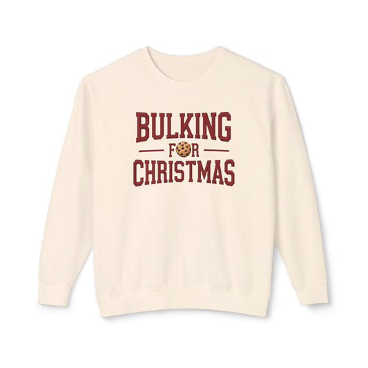 Bulking for Christmas Sweatshirt — Funny Holiday Cookie Eating Crewneck