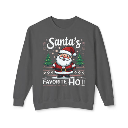 Santa’s Favorite Ho!! Sweatshirt — Funny Christmas Crewneck