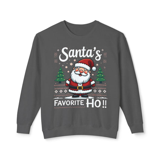 Santa’s Favorite Ho!! Sweatshirt — Funny Christmas Crewneck