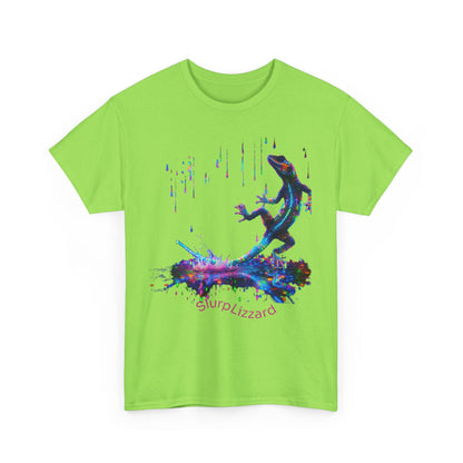 Slurp Lizzard, Unisex Heavy Cotton Tee - Psychonaut Swag
