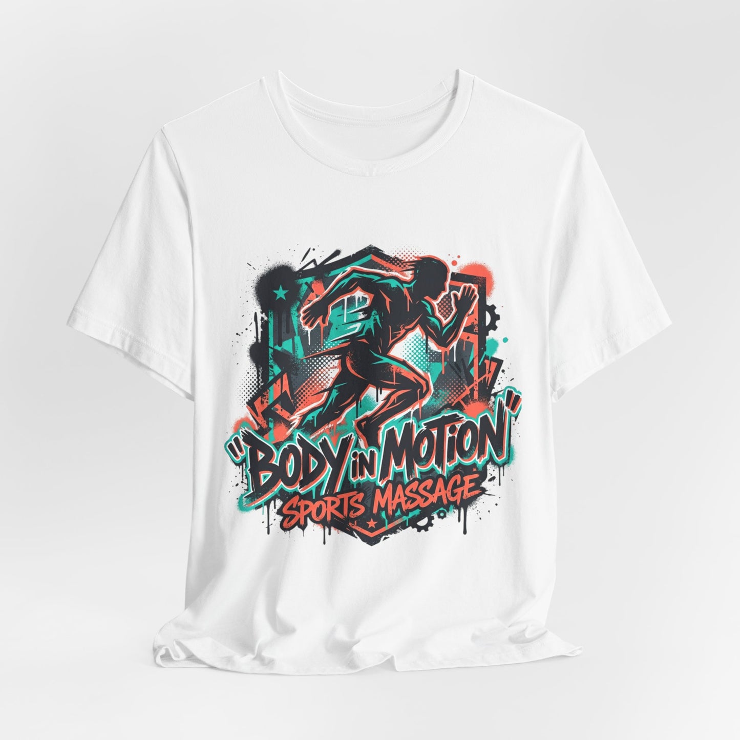 Sports Massage T-Shirt — Athletic Runner Graphic Tee