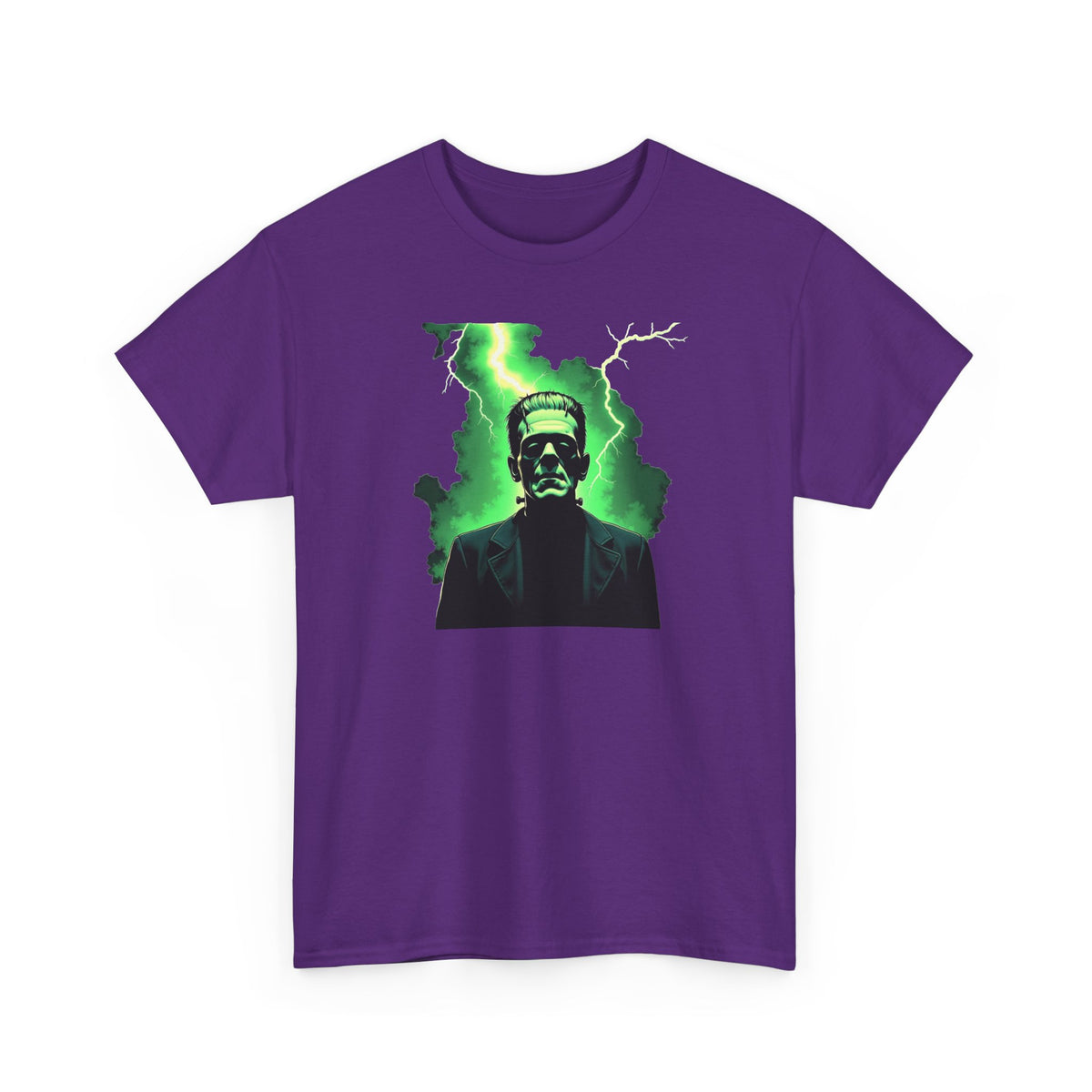 O.G. Monster Lightning Tee – Neon Green Monster Graphic T-Shirt