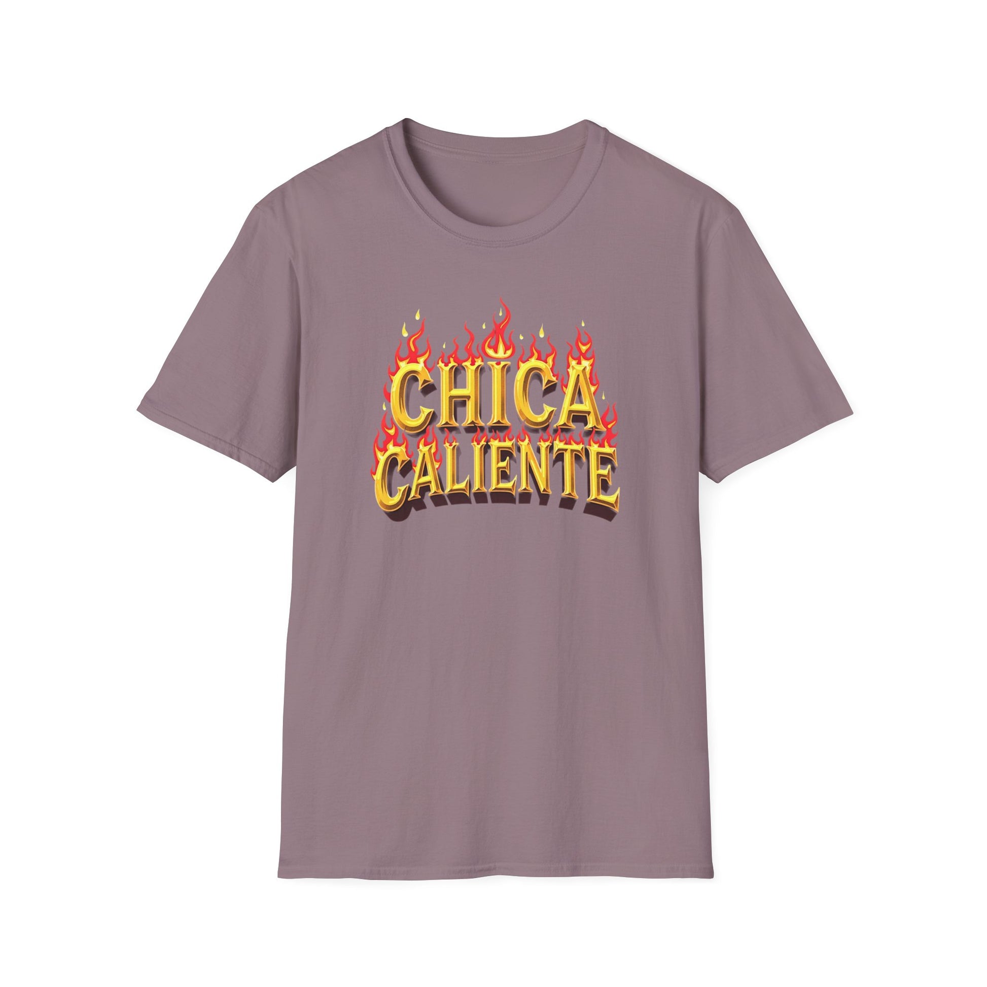 Hot Chick, Flame T-Shirt, Trendy Graphic Tee, Chica Caliente Shirt, Gift for Her, Summer Fashion, Casual Style - Psychonaut Swag