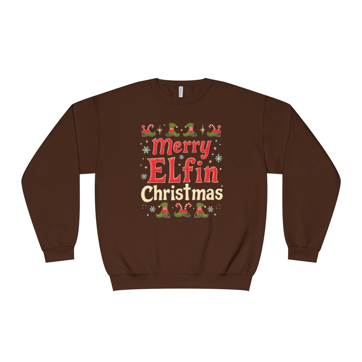 Christmas Elf Unisex Sweatshirt - Merry Elfin Christmas Tee for Elf Fanatics