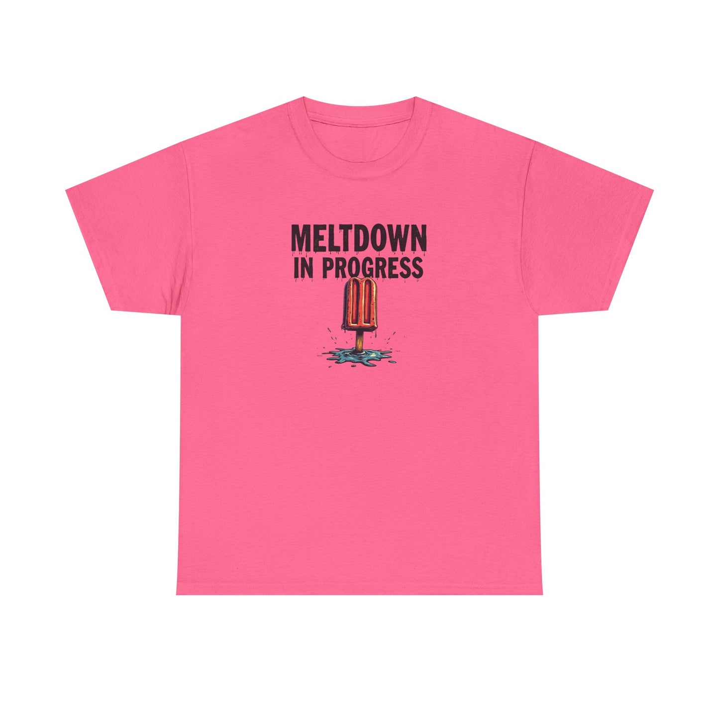 Meltdown in Progress Tee | Fun Summer T-Shirt, Gift for Ice Cream Lovers, Casual Wear, Comfy Everyday Top, Perfect for Hot Days - Psychonaut Swag