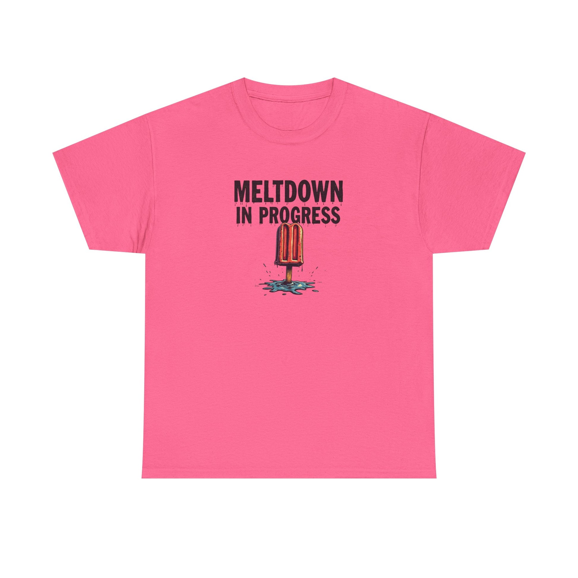 Meltdown in Progress Tee | Fun Summer T-Shirt, Gift for Ice Cream Lovers, Casual Wear, Comfy Everyday Top, Perfect for Hot Days - Psychonaut Swag
