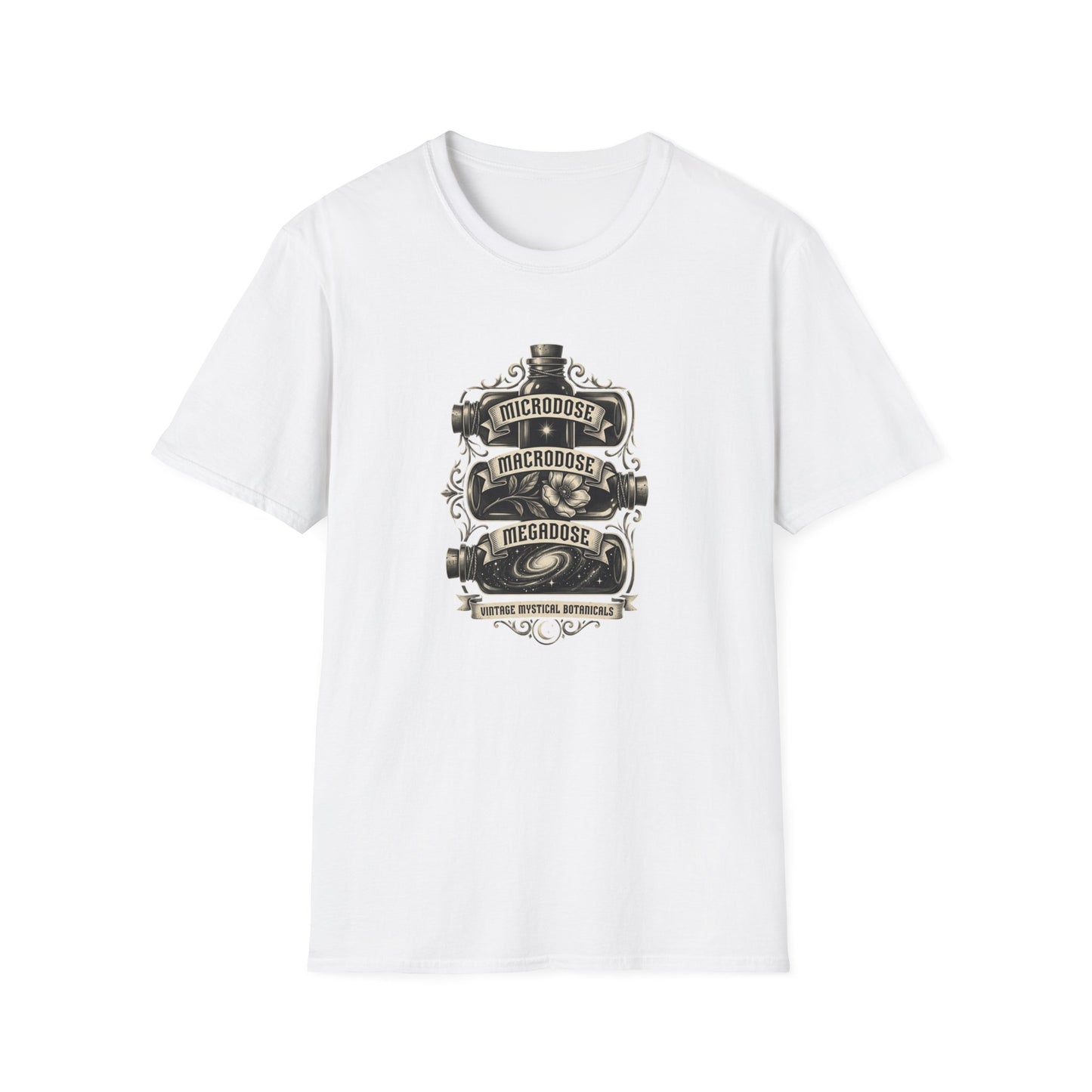 Epic Dose Graphic T-Shirt — Microdose, Macrodose, Megadose Vintage Design