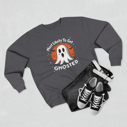 Most Likely To Get Ghosted Sweatshirt — Cute Halloween Ghost Crewneck