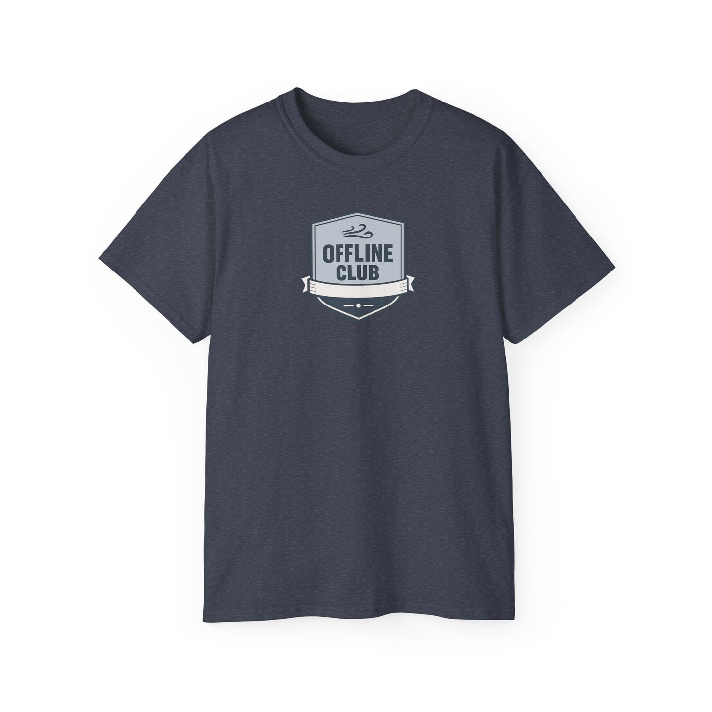 Offline Club Cotton Tee — Vintage Badge Graphic T-shirt