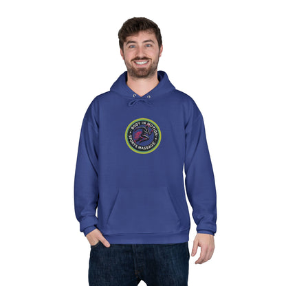 Sports Massage, Logo Hoodie — 'Run Fast' Athletic Pullover