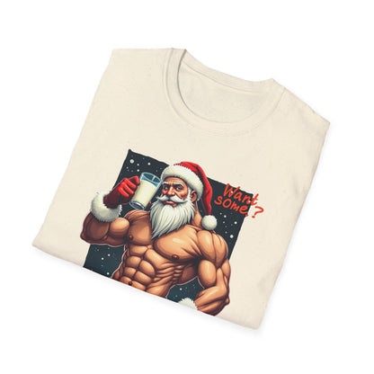 Santa Post-Workout Milk T-Shirt