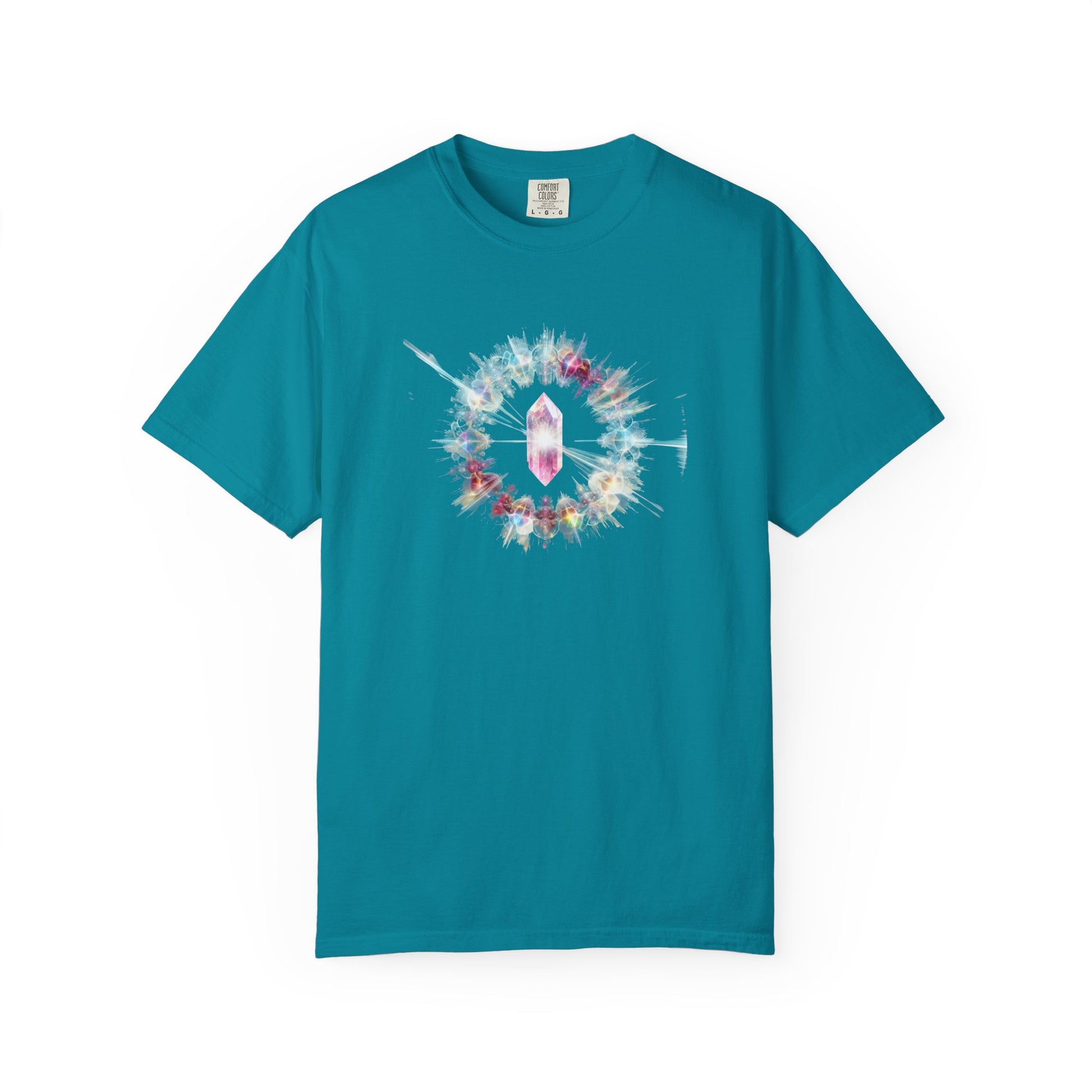 Crystal Energy Unisex T-shirt - Healing Magic Design - Psychonaut Swag